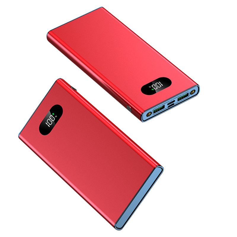 

HT-K3 22.5W Super Fast Charging Digital Display Power Bank 10000mAh Battery Pack with Flashlight (Battery Certification) - Red, Universal