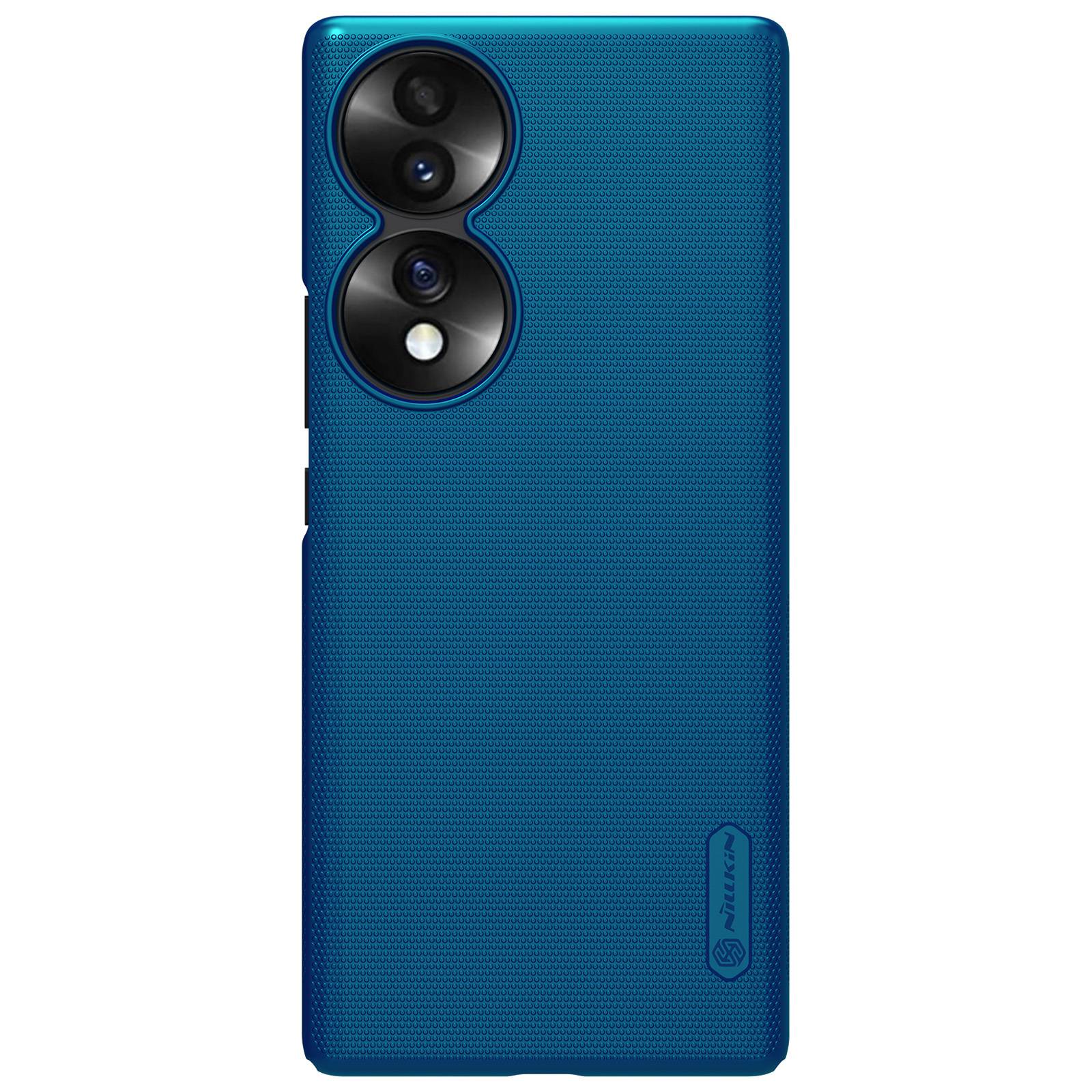 

Nillkin Für Ehren 70 5G Frosted Shield Protective Phone Hülle Matte Hard PC Schockdes Hinterer Abdeckung - Blau, Honor 70 5G