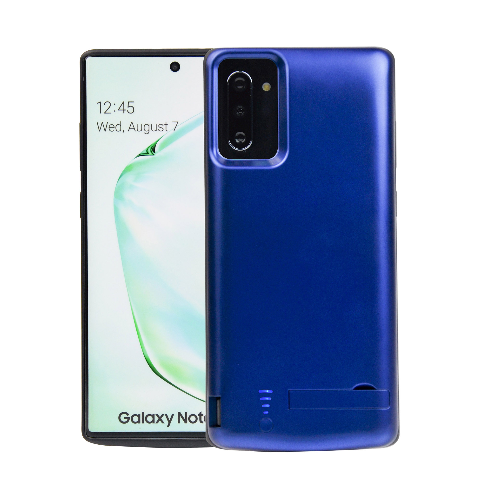 

Kickstand 5000mAh Внешняя Батарея Зарядное Устройство Зарядное Устройство Для Samsung Galaxy Note 10 / Note 10 5G - Синий, iPhone 12 mini