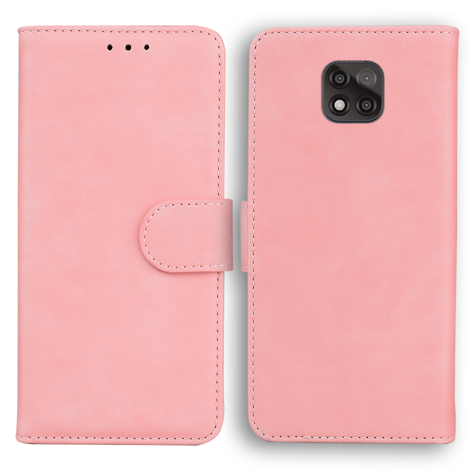 

Conception de Portefeuille Plain en Cuir en Cuir Pour Motorola Moto G Power (2021) - Rose, Motorola Motorola Moto E7