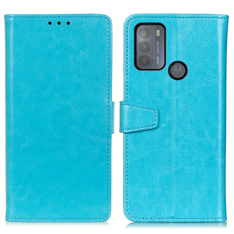 

Portefeuille Étui de Protection en Cuir PU Pour Motorola Moto G50 - Bleu, Nokia Nokia 5.4