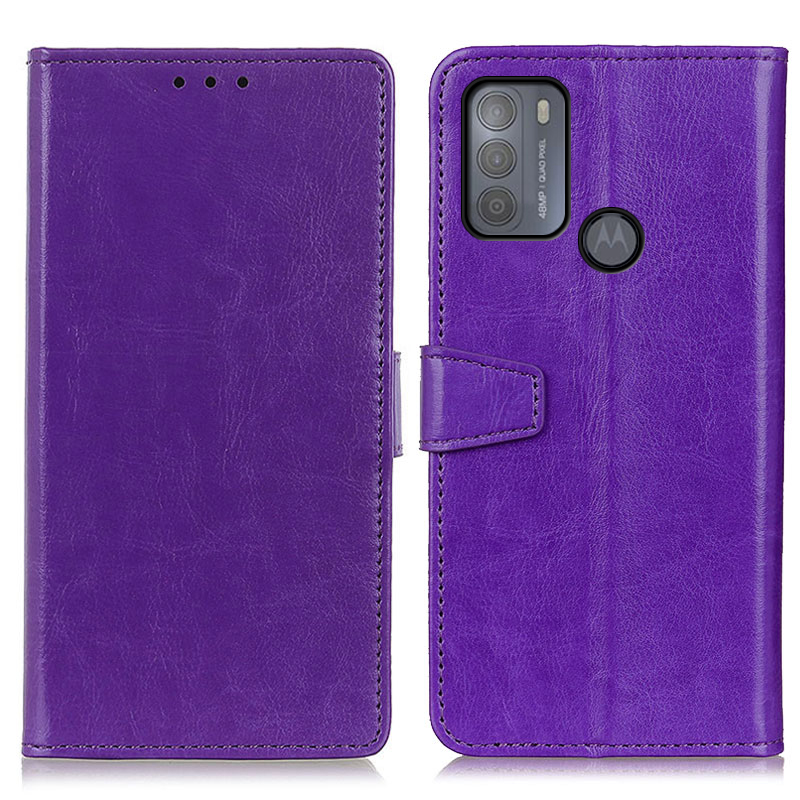 

Wallet Stand PU Leather Protective Case for Motorola Moto G50 - Purple, Nokia Nokia 5.4
