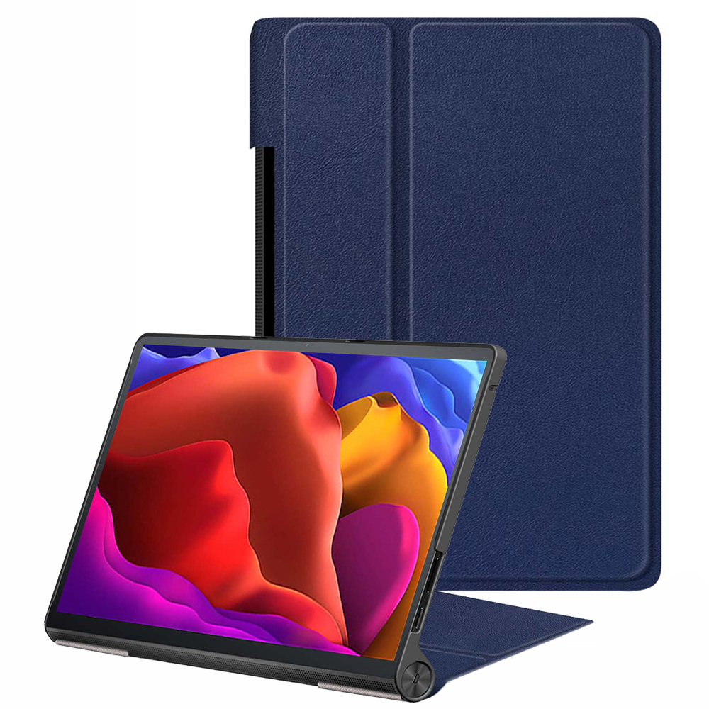 

Leichtes Stand PU Leder Ultra Slim Case Tri-fach Schutztablettenabdeckung Für Lenovo Yoga Pad Pro 13 Zoll - Blau, Lenovo Yoga Pad Pro