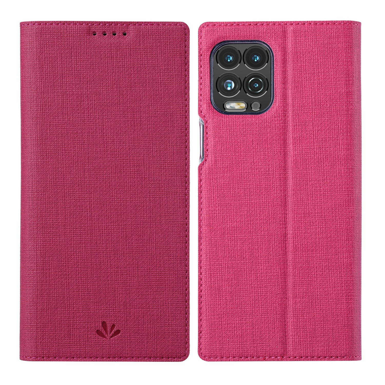 

Vili DMX-Serie Full-Protection Leather Protector-Stand-Abdeckung Mit Einzelkarten-Slot Für Motorola Moto G100 / Rand S - Rose, Motorola Moto G100
