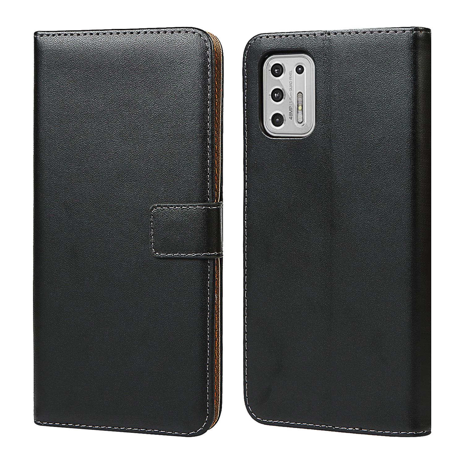 

Couvre de Protection du Support de Porte-support en Cuir Divisé Pour Motorola Moto G Stylus 4G (2021)