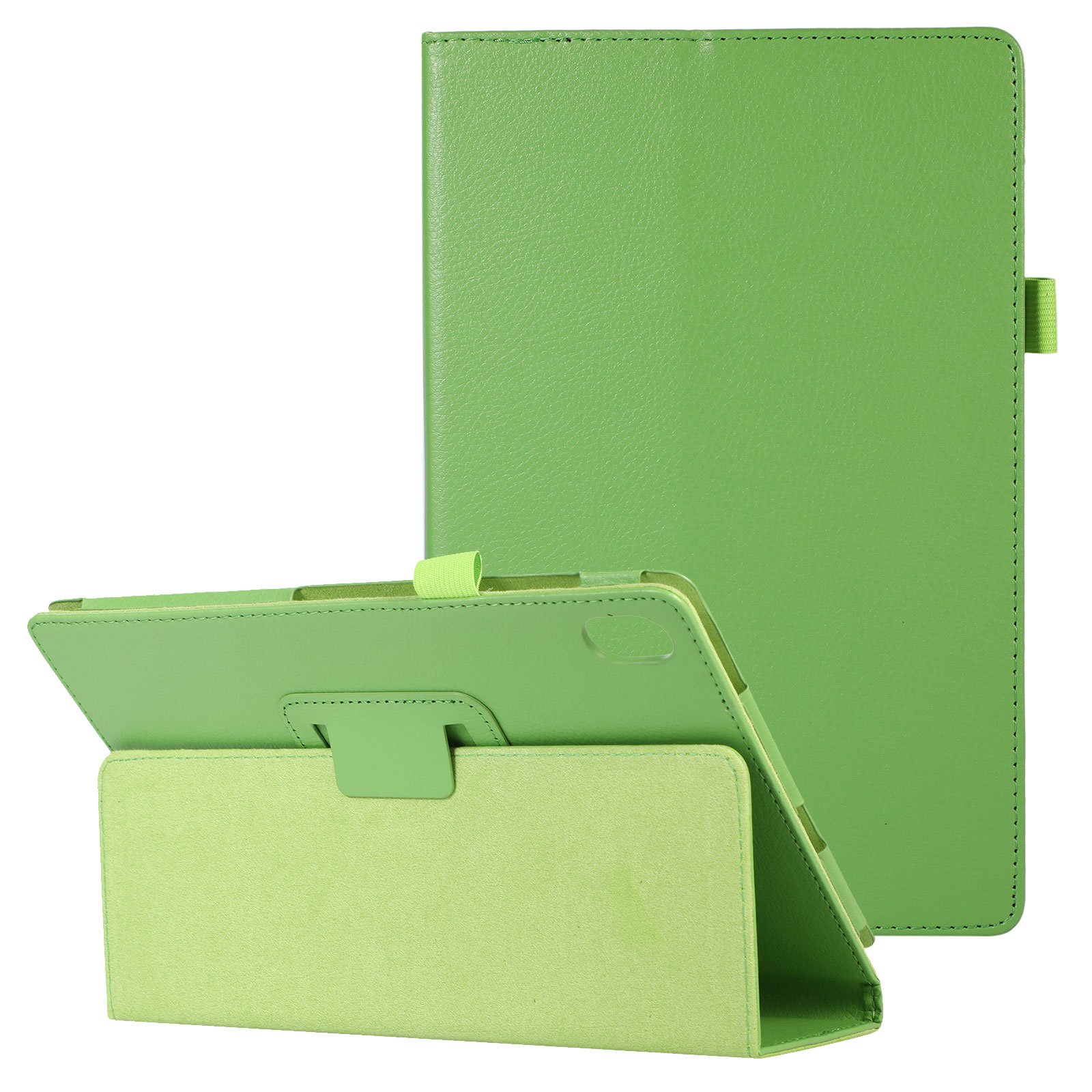 

Anti-kratzer Drop-proof Litchi Textur PU Leder Folio Deckabdeckungshülle Für Lenovo Tab 6 10.1 Zoll - Grün, Lenovo Tab 6 5G