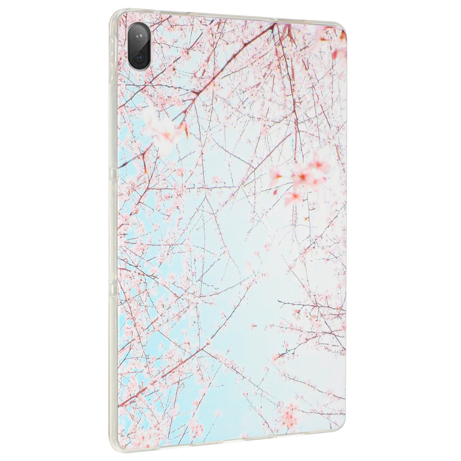 

Für Lenovo Tab P11 Tb-j606f/pad Plus Schockabsorbierende Flexible Tpu-rückzugsabdeckungsmuster-schützlinge - Kirschblüte, Lenovo Tab P11 5G