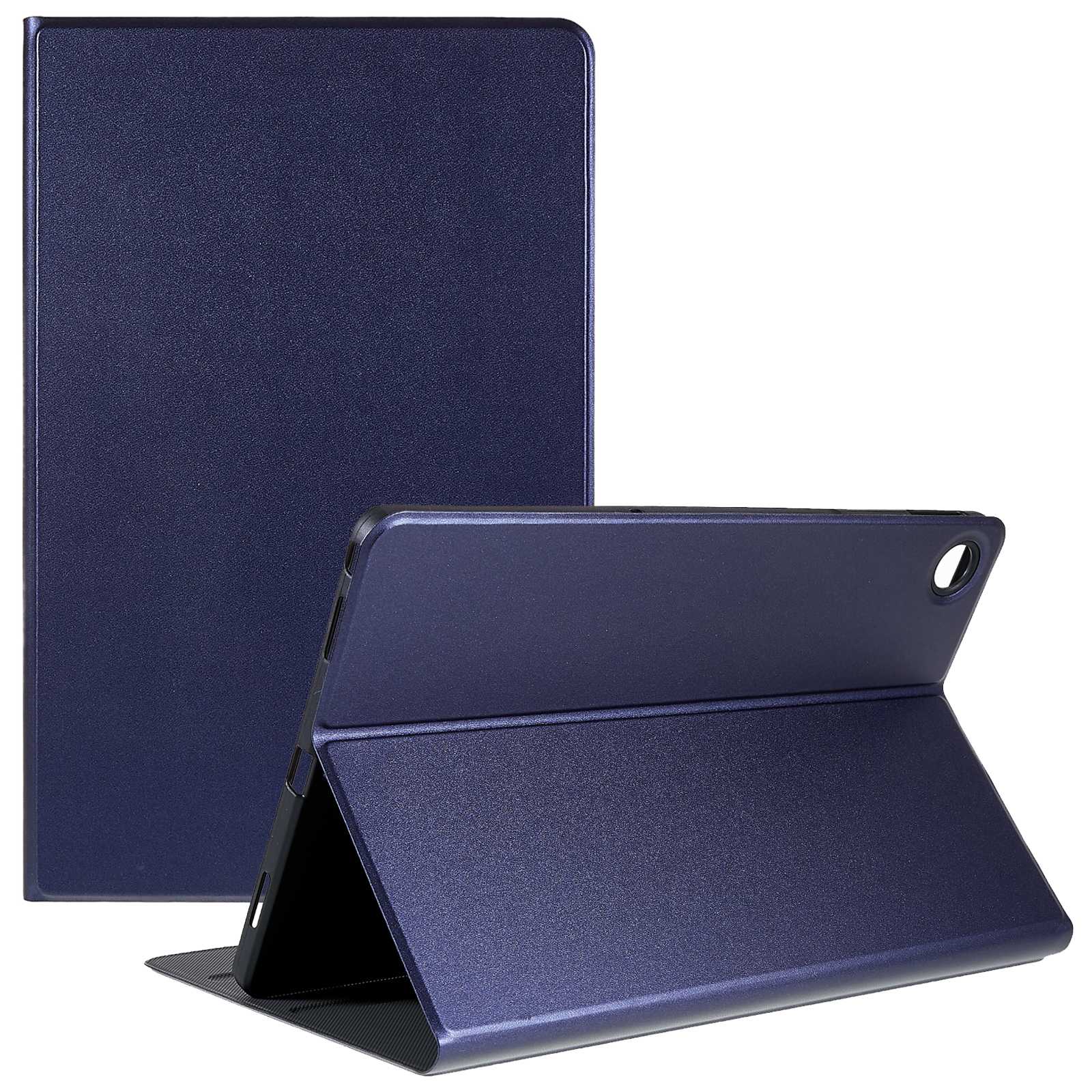 

PU Leder Fall Fall Für Lenovo Tab M10 Plus(gen 3), Verstellbarer Ständer Anti-Kratz Tablet Schutzhülle - Blau, Lenovo Tab M10 Plus (3rd Gen)