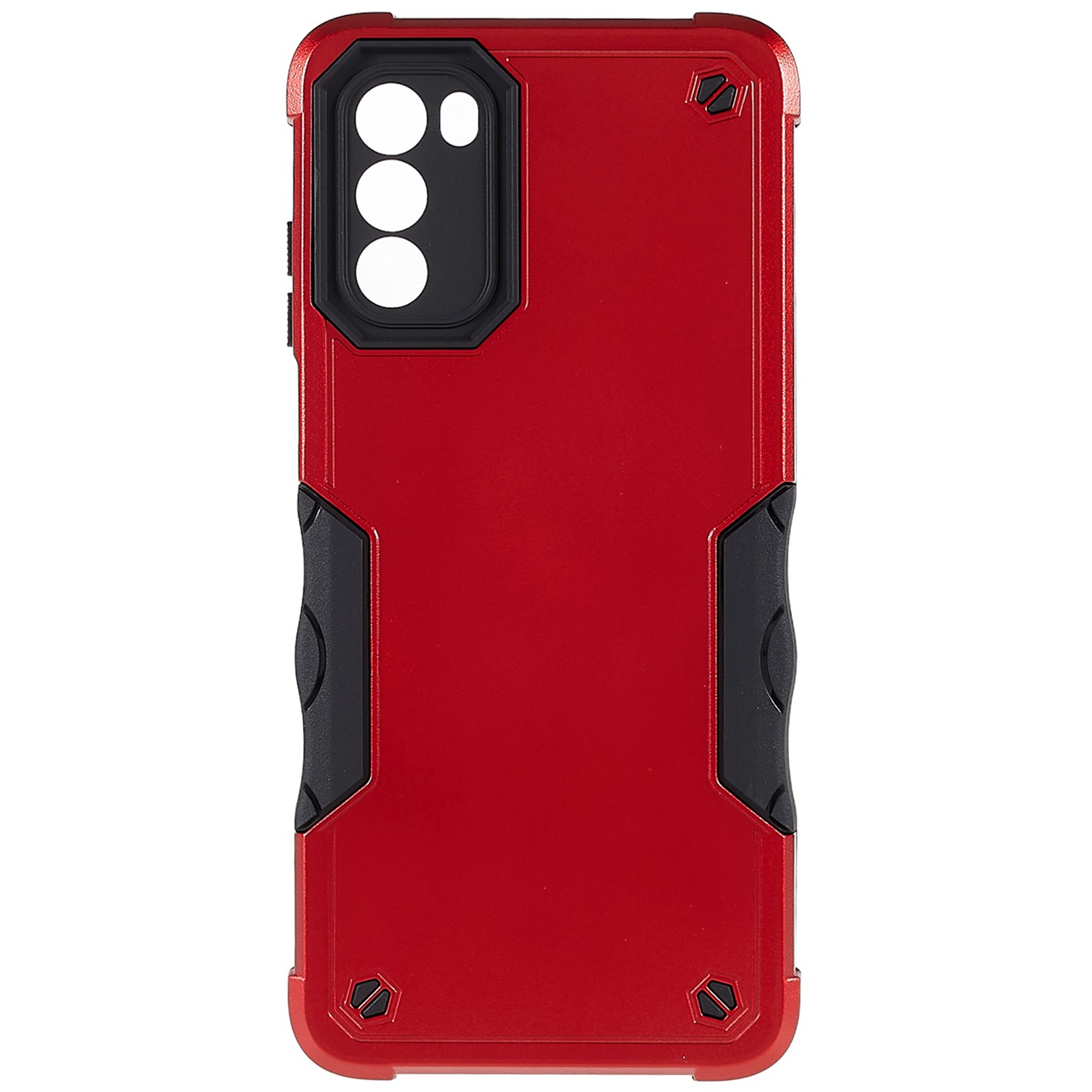 

PC + Tpu-telefonkoffer Für Motorola Moto G (2022), Anti-rutsch-grip-drop-resistente Schutzabdeckung - Rot, Motorola Moto G (2022) 5G