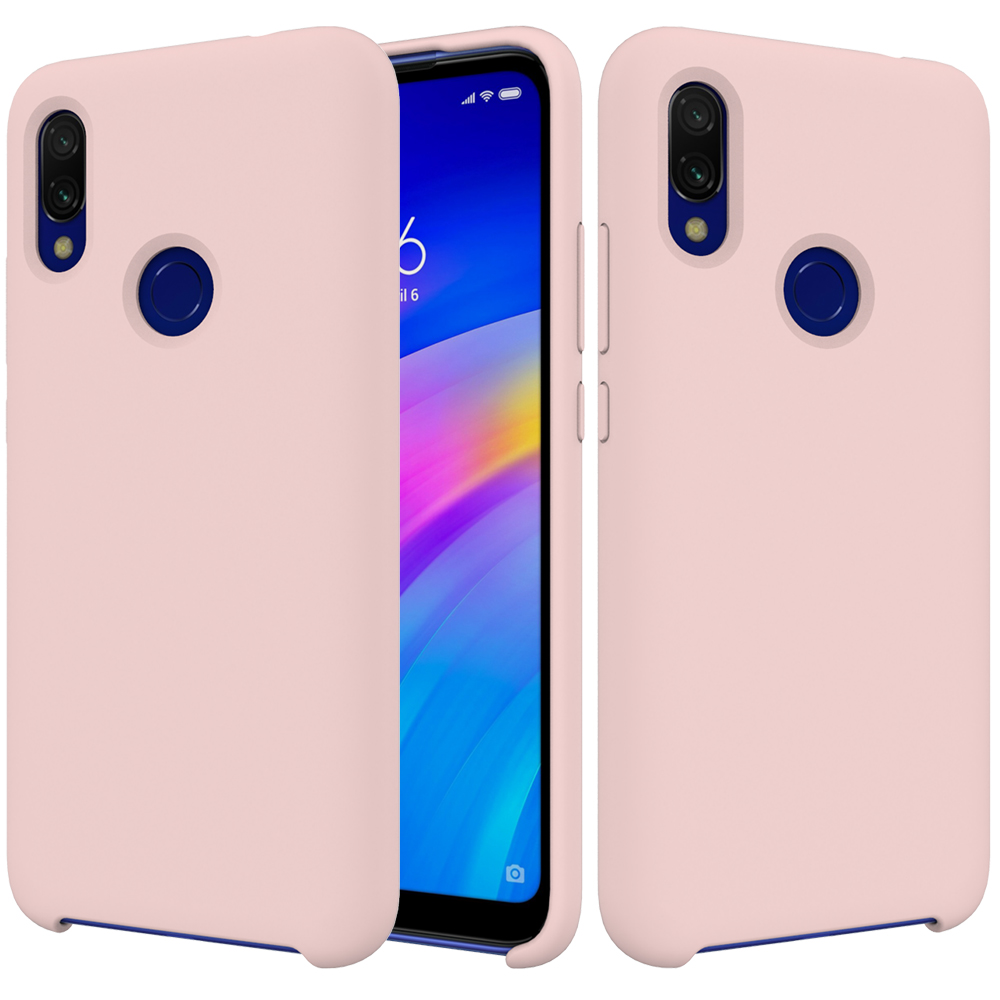 

Étui en Silicone Soyeux Caoutchouté Pour Xiaomi Redmi 7 - Rose, Xiaomi Redmi 7