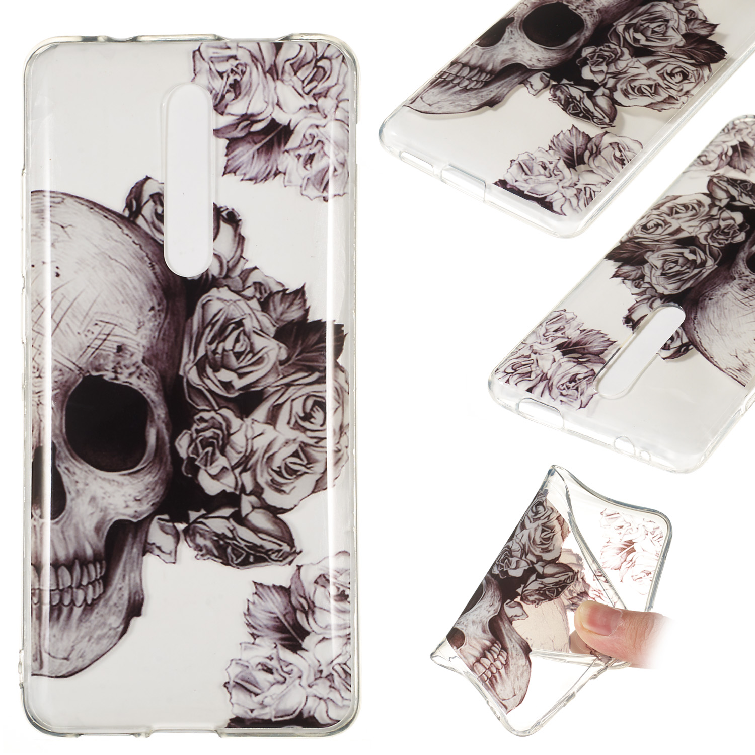

Pattern Printing IMD TPU Phone Covering Case for Xiaomi Redmi K20 / Mi 9T / K20 Pro / Mi 9T Pro - Skull, Xiaomi Redmi K20