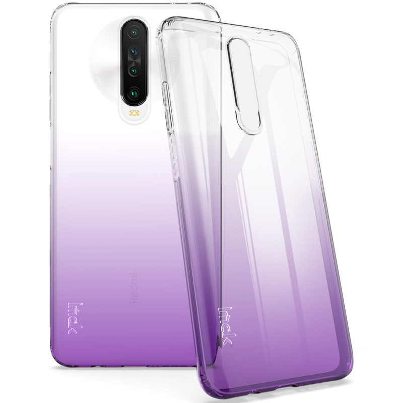 

IMAK Ux-6-serie Gradientenfarbe Anti-drop Tpu-telefonabdeckung Für Xiaomi Redmi K30/K30 5g/poco X2 - Violett, Xiaomi Redmi K30 4G