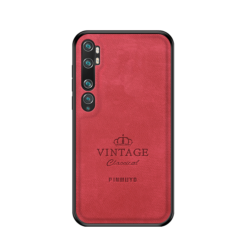 

Pinwuyo Ehrenhafter Serie Anti-fall Hybrid Back Case Für Xiaomi Mi Cc9 Pro / Mi Anmerkung 10 - Rot, Xiaomi Mi CC9 Pro