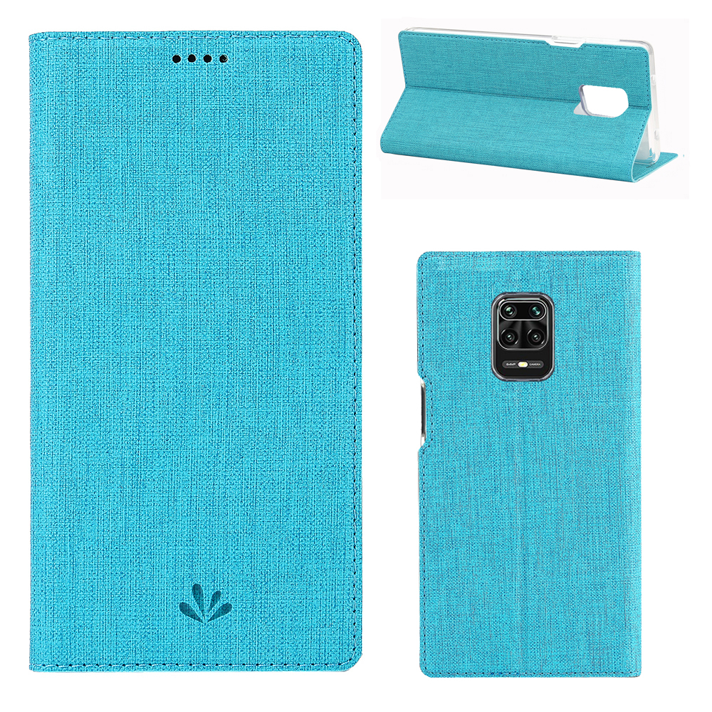 

Vili DMX Cross Textur Leder Flip -abdeckung Für Xiaomi Redmi Note 9s/note 9 Pro/Note 9 Pro Max - Blau, Xiaomi Redmi Note 9S 4G