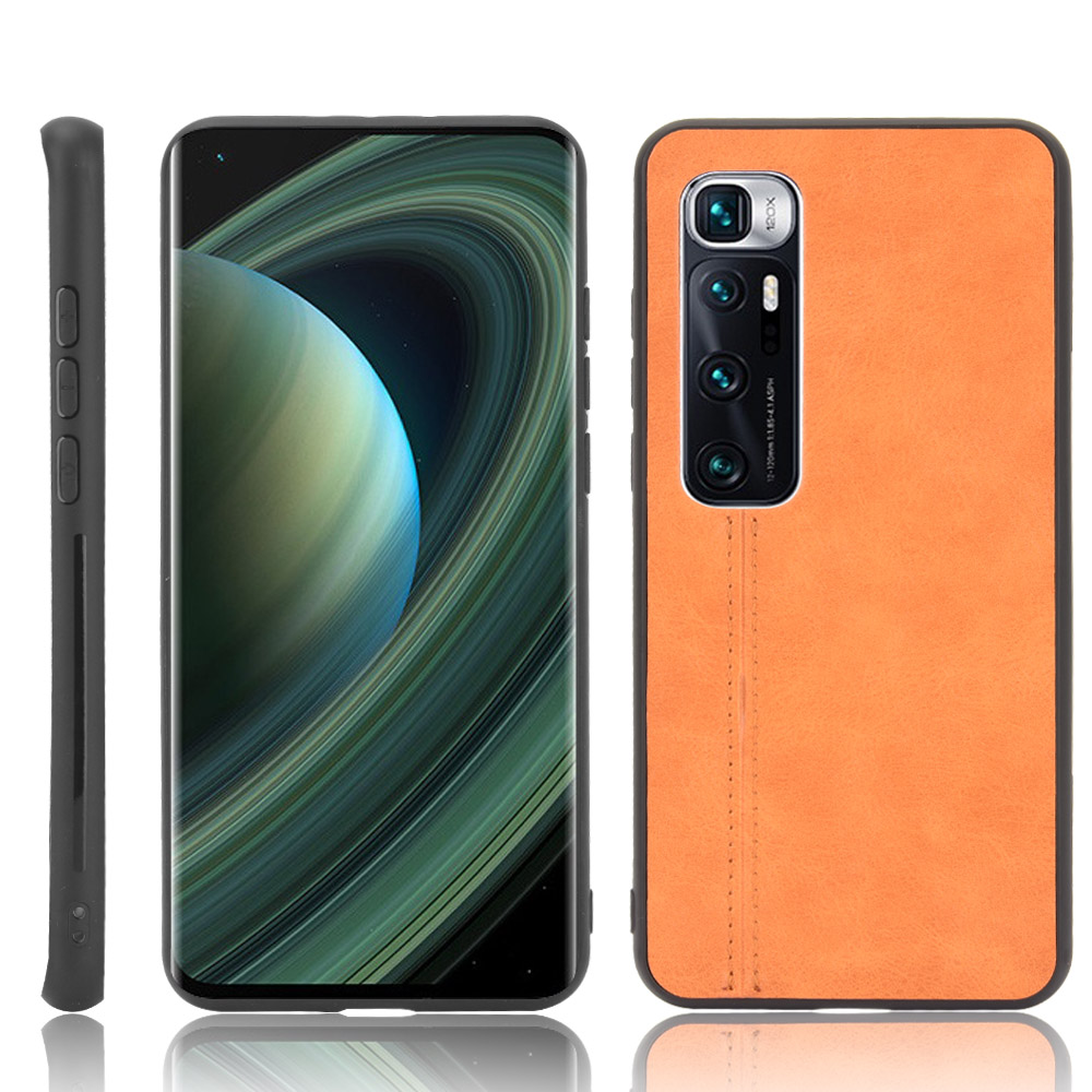 

PC Revêtement en Cuir PC + Étui Hybride TPU Pour Xiaomi Mi 10 Ultra - Brun, Xiaomi Xiaomi Mi 10 Ultra
