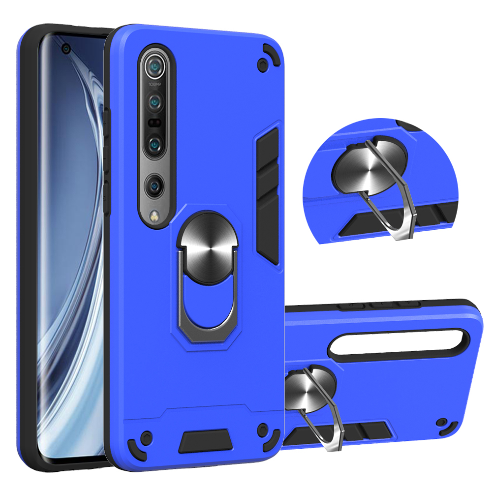 

Étui Détachable 2-en-1 PC + TPU [avec Tasse de Kickstand et Support Magnétique] Pour Xiaomi Mi 10 / Mi 10 Pro 5G - Bleu
