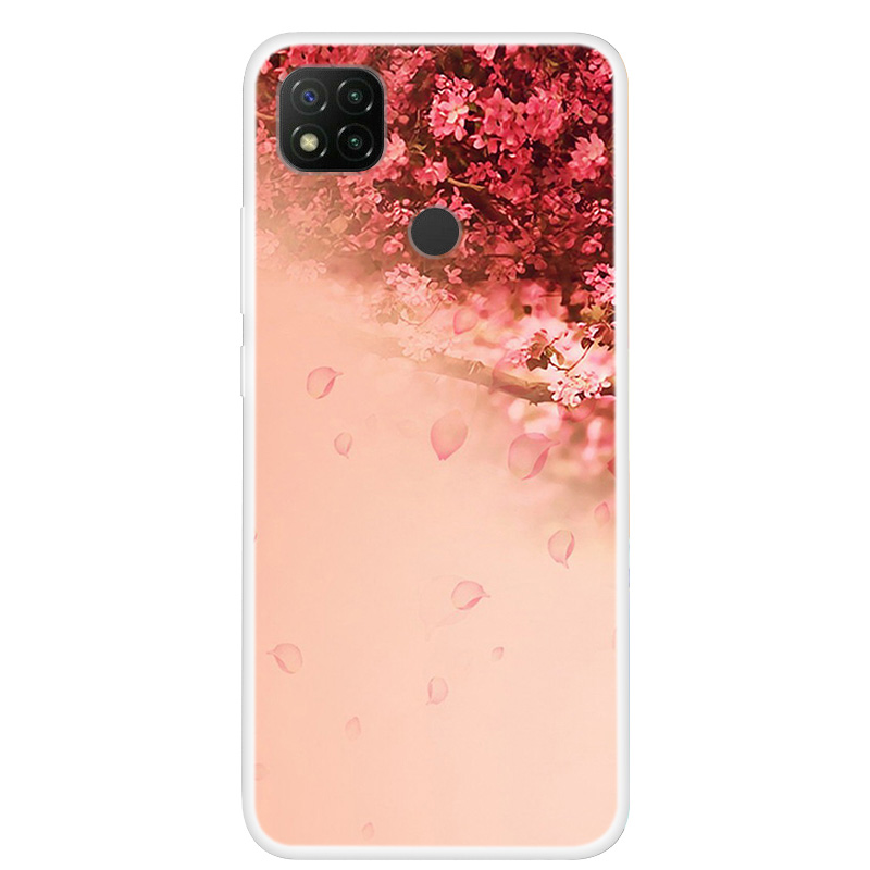 

Musterdruck -tpu -fall Für Xiaomi Redmi 9C/Redmi 9C, NFC Soft Protective Shell - Blume, Xiaomi Redmi 9C
