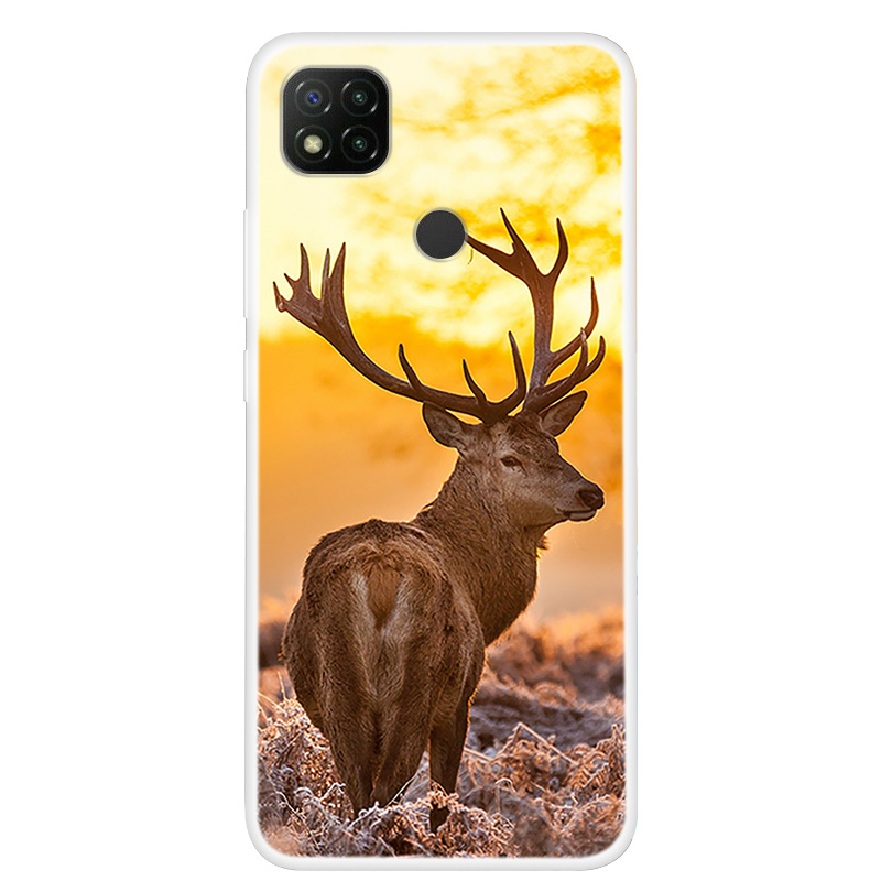 

Musterdrucktpu -fall Für Xiaomi Redmi 9C/Redmi 9C NFC, Weiche Schutzhülle - Elch, Xiaomi Redmi 9C