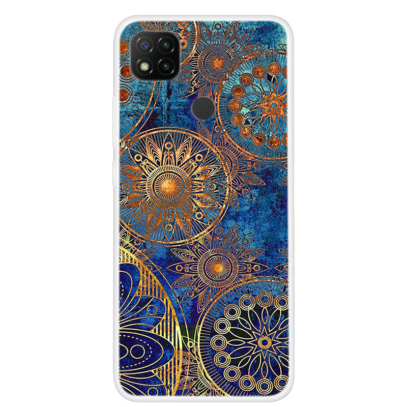 

Für Xiaomi Redmi 9C/Redmi 9C NFC -muster Druckweiche TPU -protektorschale - Mandala Blume, Xiaomi Redmi 9C