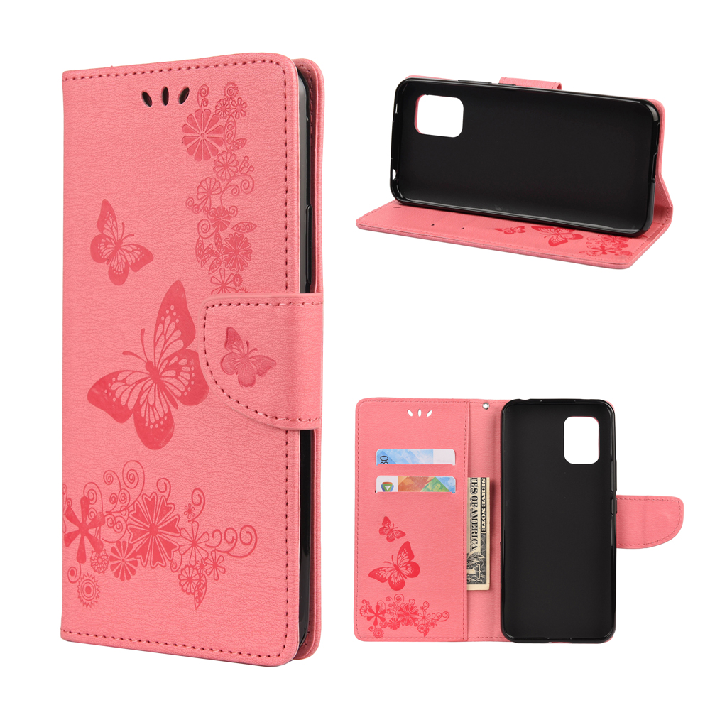

Schmetterlingsmuster Sprudel TPU + PU Leder -ständer Brieftasche Telefonschutz Für Xiaomi Mi 10 Lite 5g - Rosa, Xiaomi Mi 10 Lite 5G