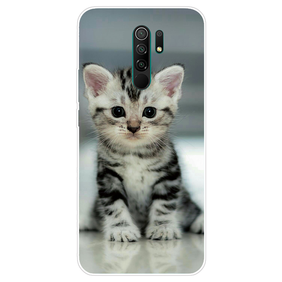 

Musterdrucktpu -shell Für Xiaomi Redmi 9 Soft Phone Case - Katze, Xiaomi Redmi 9