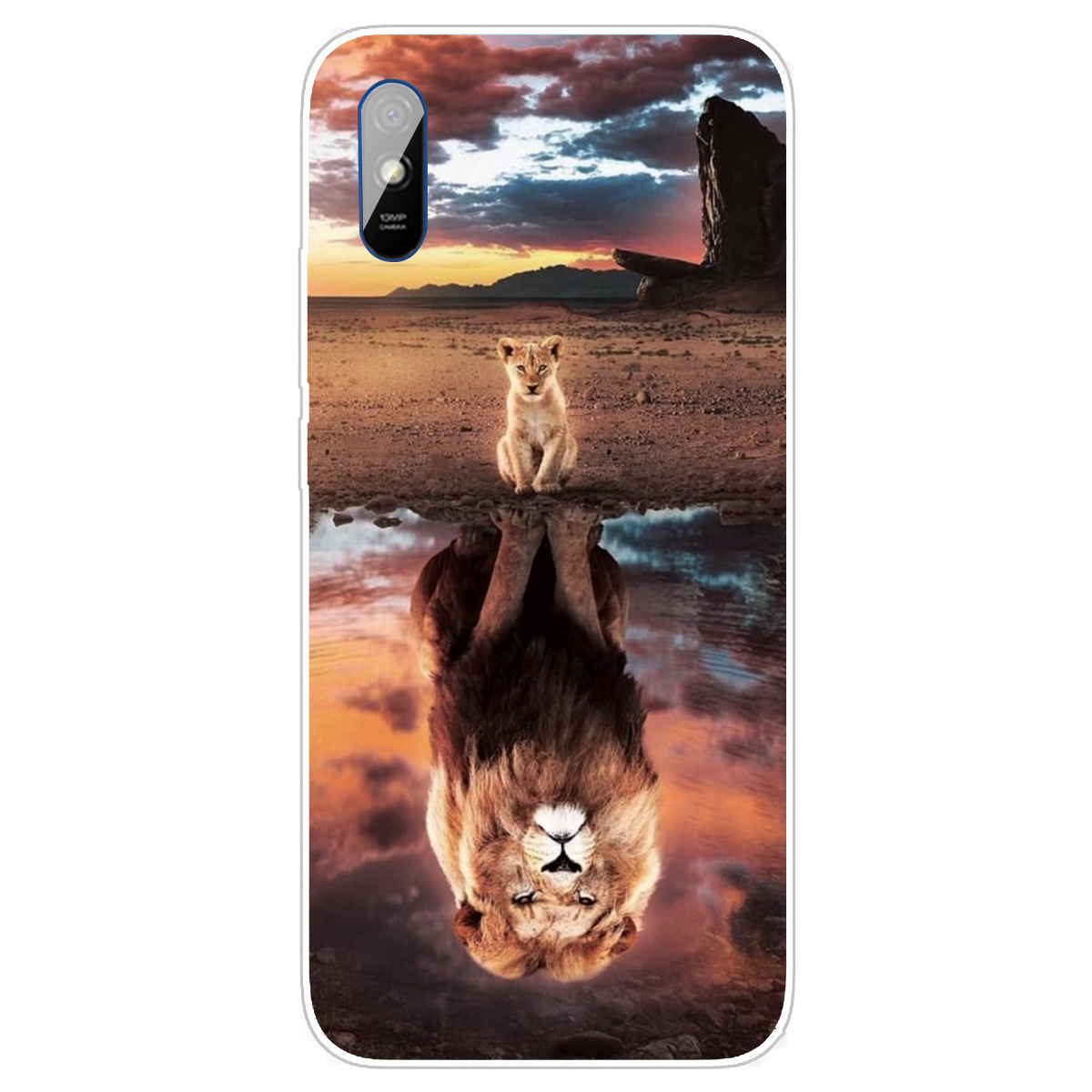 

Musterdrucktpu -protektorschale Für Xiaomi Redmi 9A Soft Phone Case - Löwe, Xiaomi Redmi 9A