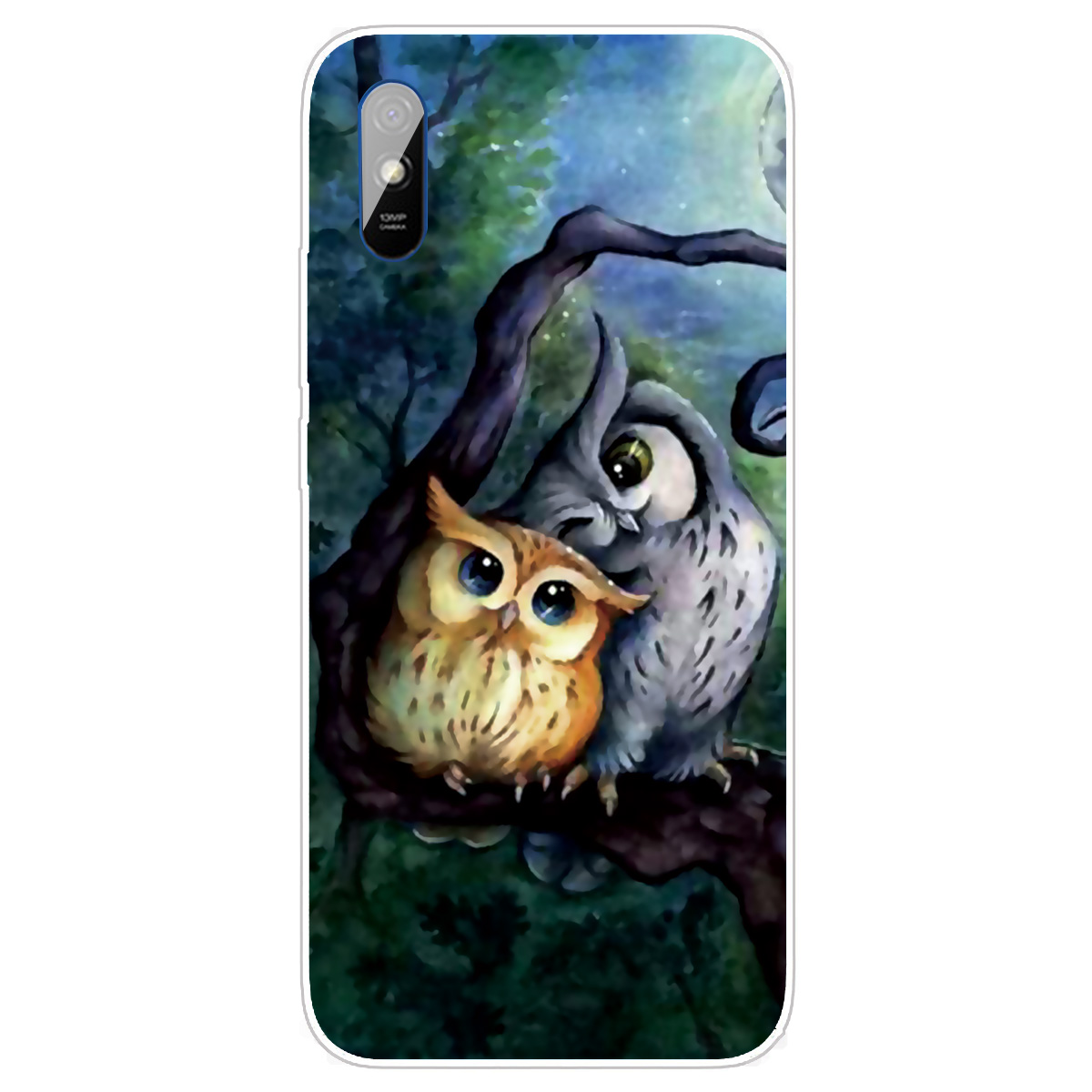 

Musterdrucktpu -protektorschale Für Xiaomi Redmi 9A Soft Phone Case - Eule, Xiaomi Redmi 9A
