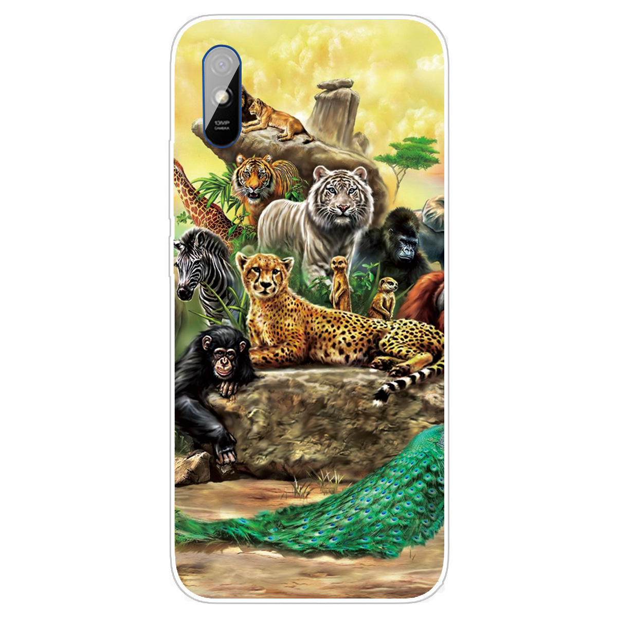 

Musterdrucktpu -protektorschale Für Xiaomi Redmi 9A Soft Phone Case - Tiere, Xiaomi Redmi 9A