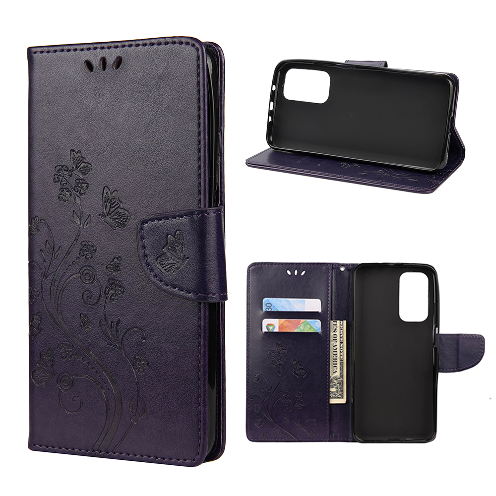 

Modèle de Papillon Imprimant TPU + PU en Cuir Protecteur de Téléphone Pour Xiaomi Mi 10T Pro 5G / mi 10T 5G / Redmi K30S - Violet Foncé, Xiaomi Xiaomi Mi 10T 5G