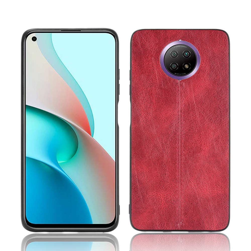 

PU Leather Coated PC + TPU Hybrid Case for Xiaomi Redmi Note 9T 5G / Note 9 5G - Red, Xiaomi Xiaomi Redmi Note 9 5G