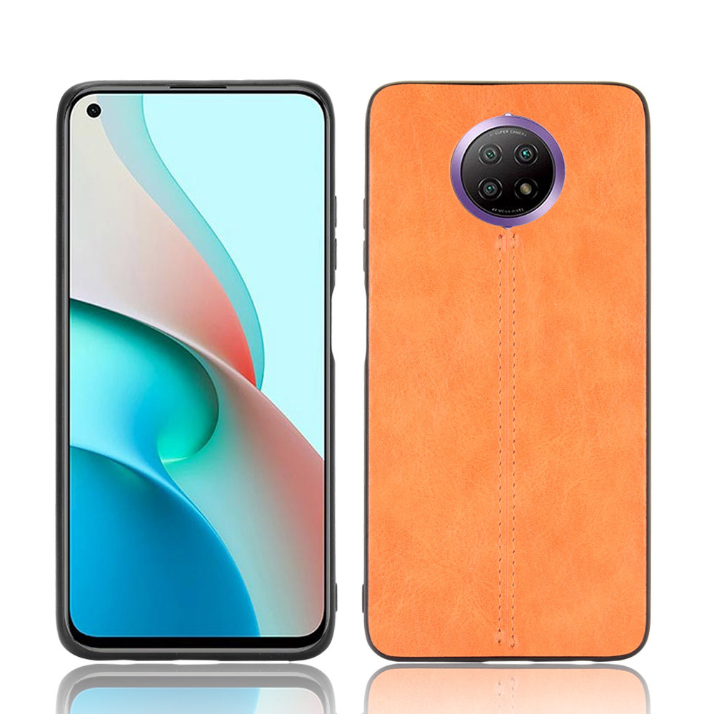 

PU Leather Coated PC + TPU Hybrid Case for Xiaomi Redmi Note 9T 5G / Note 9 5G - Yellow, Xiaomi Xiaomi Redmi Note 9 5G