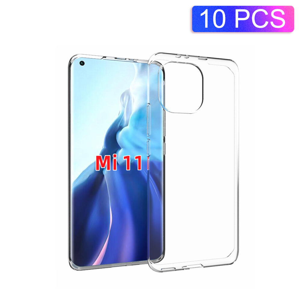 

10pcs/pack Für Xiaomi Mi 11 Wasserzeichen Widerstandsfähige TPU -telefonschale, Xiaomi Mi 11