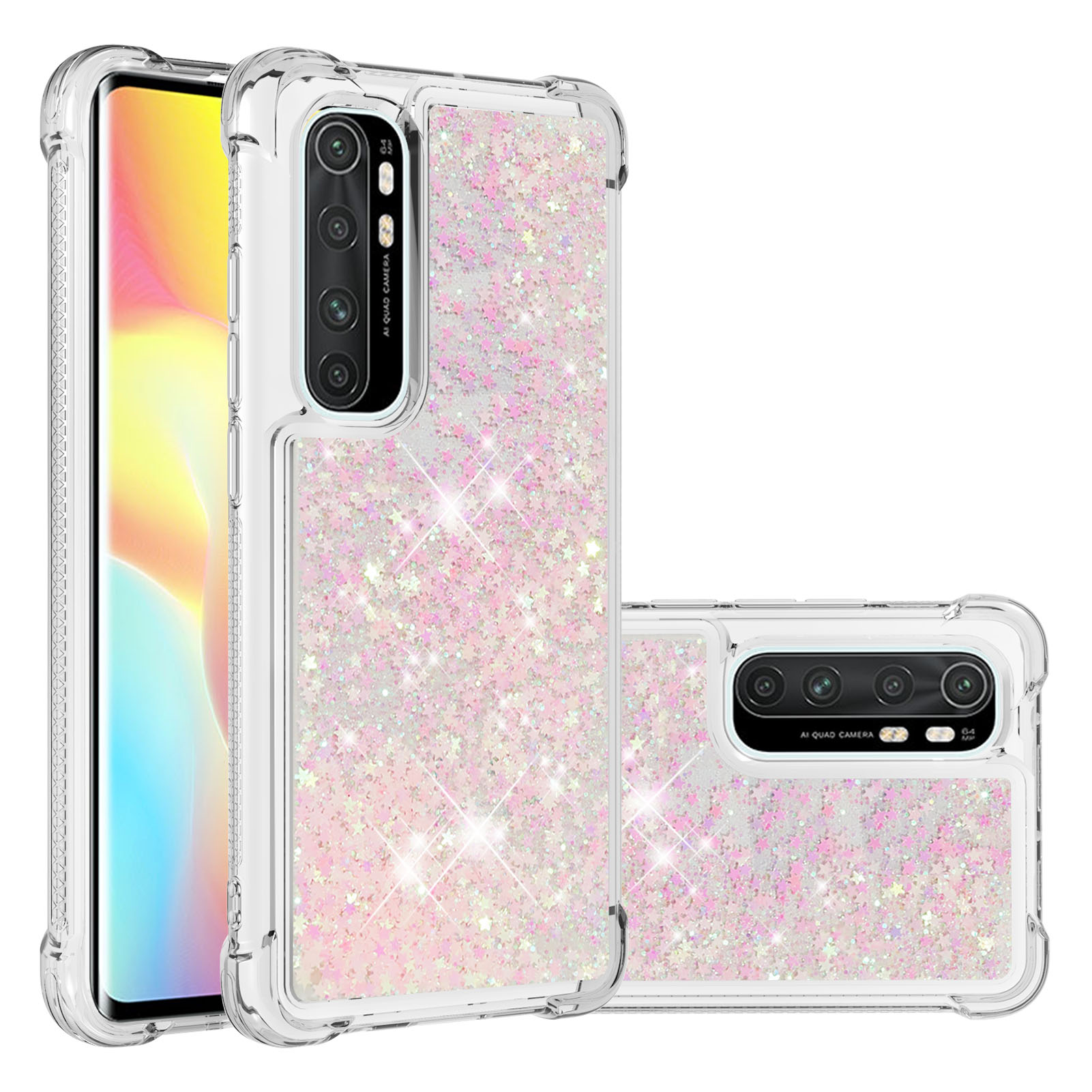 

Dynamische Quicksand-TPU-Handy-Schutzabdeckung Für Xiaomi MI-Anmerkung 10 Lite - Rosa, Xiaomi Mi Note 10 Lite