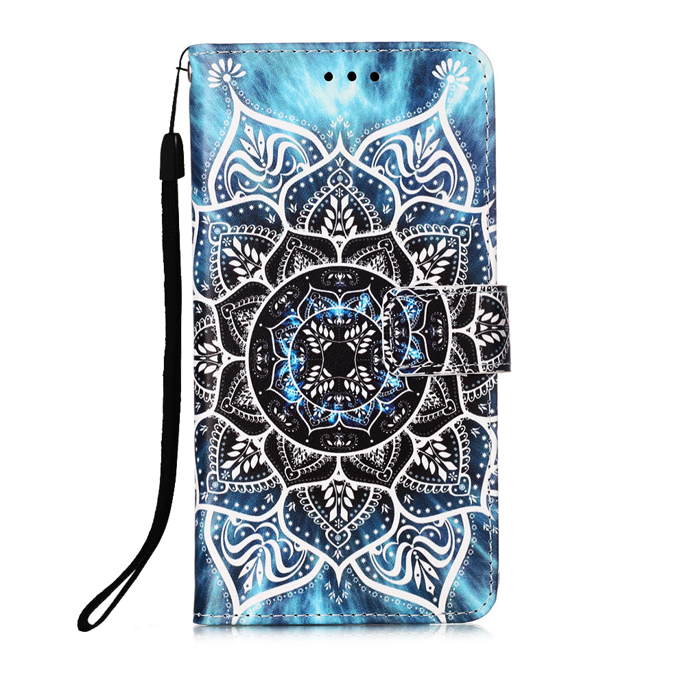 

Musterdruck Leder Brieftasche Stand Protector Case Für Xiaomi Mi 11 - Mandala, Xiaomi Mi 11