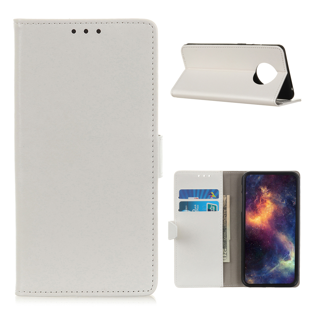 

Brieftasche Standdesign Leder Schutzhülle Für Xiaomi Redmi Anmerkung 9 5g / Redmi Anmerkung 9T 5G - Weiß, Xiaomi Redmi Note 9 5G