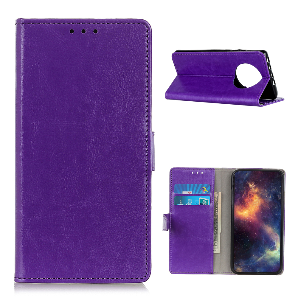 

Brieftasche Standdesign Leder Schutzhülle Für Xiaomi Redmi Anmerkung 9 5g / Redmi Anmerkung 9T 5G - Lila, Xiaomi Redmi Note 9 5G