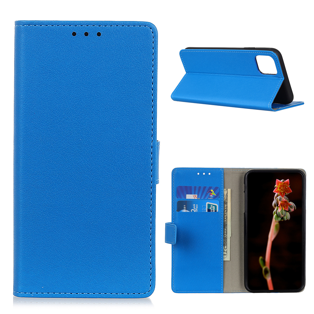 

Brieftasche Stand Design PU Lederabdeckung + TPU Innere Schutzschale Für Xiaomi Mi 11 - Blau, Xiaomi Mi 11