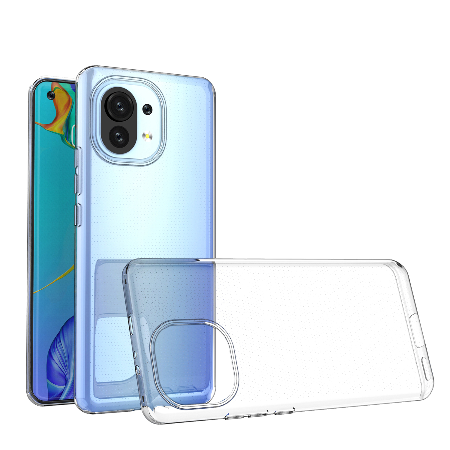 

Kristallklarer Ultra -dünn -tpu -telefonschutzgehäuse Für Xiaomi Mi 11, Xiaomi Mi 11