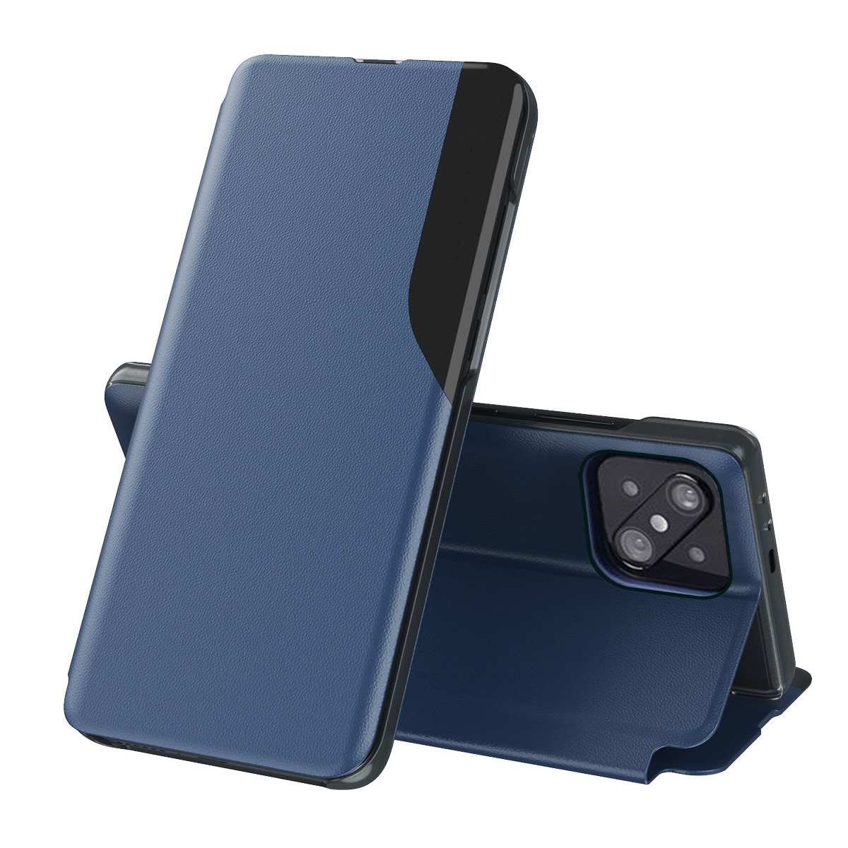 

PC + PU Leder-deckungs-ansichtsfenster Für Xiaomi Mi 11 Anti-drop-kratzerfest-telefonhülle - Blau, Xiaomi Mi 11