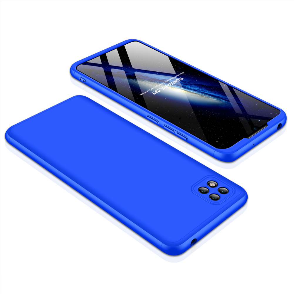 

GKK Abnehmbar 3-teilige Matte Pc-schutzhülle Für Xiaomi Poco C3 - Blau, Xiaomi Poco C3