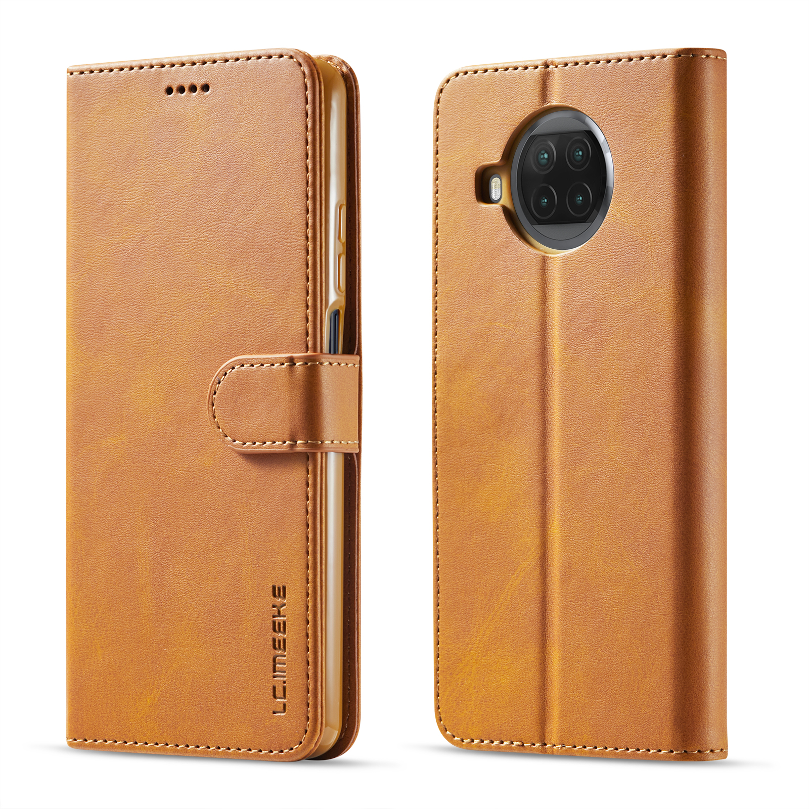 

Lc. Imeeke Wallet Stand Leder Shell Telefonabdeckung Hülle Für Xiaomi Redmi Note 9t 5G / Anmerkung 9 5g - Orange, Xiaomi Redmi Note 9T 5G