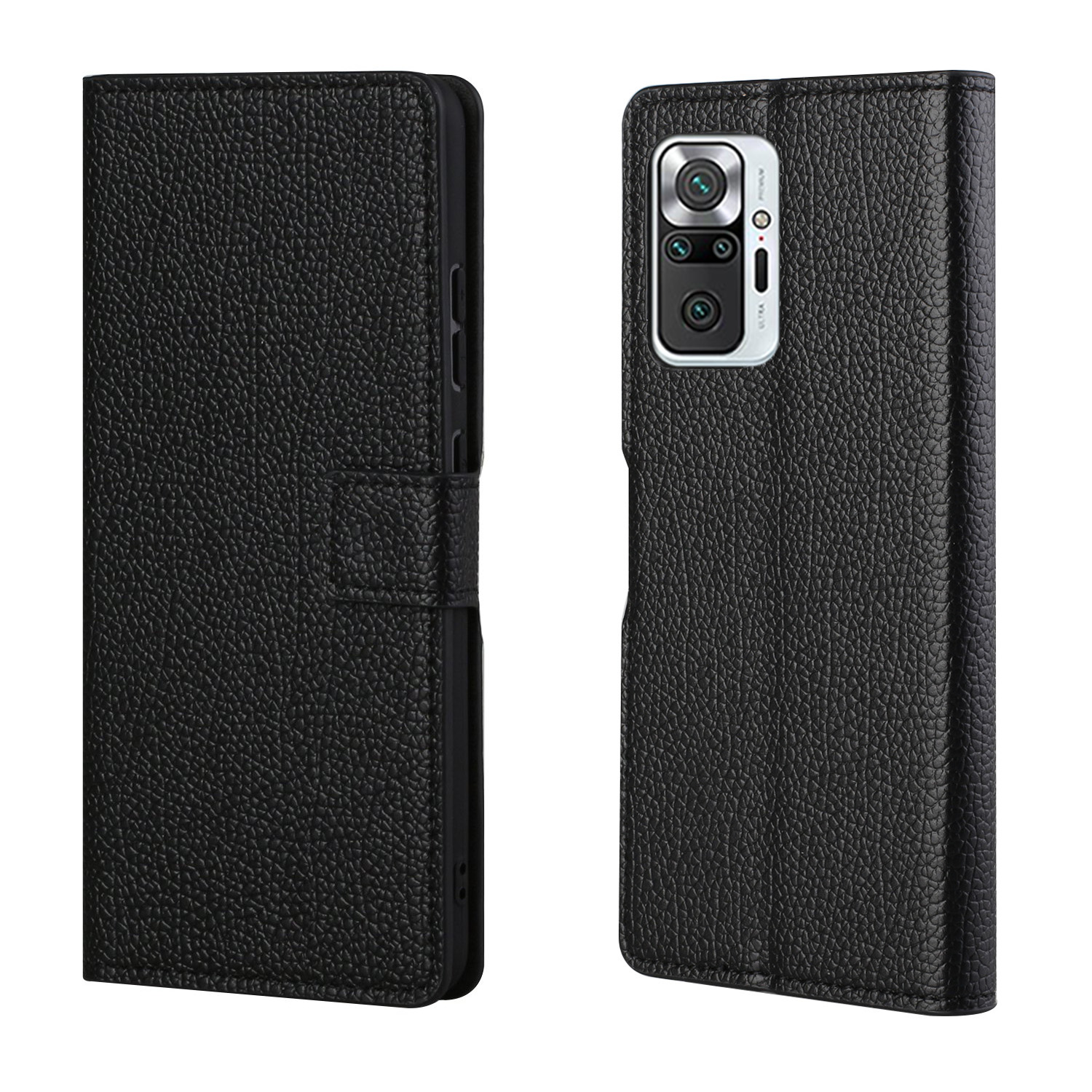 

Brieftasche Design Folio Flip Litchi Textur Lederschutzhülle Für Xiaomi Redmi Anmerkung 10 Pro 4G (indien)/(global)/note 10 Pro Max, Xiaomi Redmi Note 10 Pro Max 4G