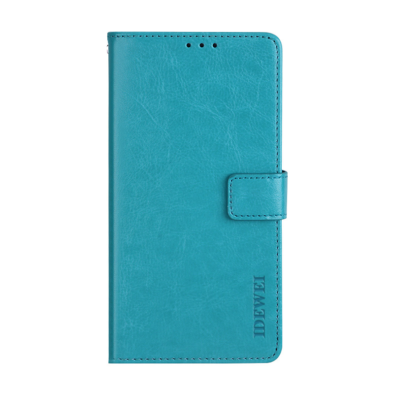 

IDEWEI Crazy Horse Textur Stand Wallet Mobiltelefon Ledertasche Für Xiaomi Mi 11 Ultra - Himmelblau, Xiaomi Mi 11 Ultra