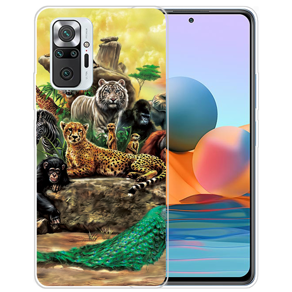 

Easy-installierte Gut Geschützte Stilvolle Musterdruckdruck Tpu-telefonabdeckung Für Xiaomi Redmi Note 10 Pro 4G (indien)/(global)/note 10 Pro Max - Tiere, Xiaomi Redmi Note 10 Pro Max 4G