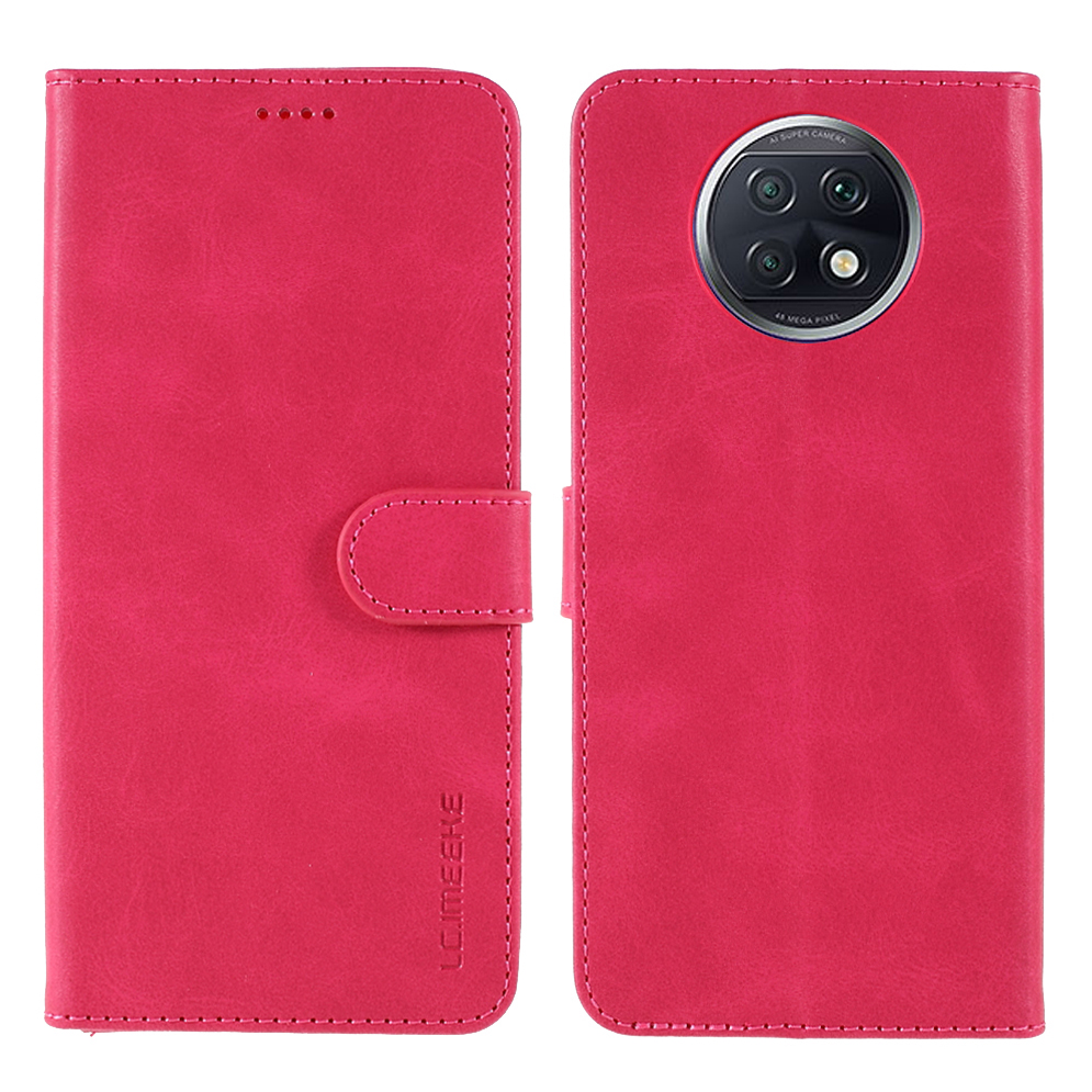 

Lc. Imeeke Wallet Stand Leder -mobiltelefonabdeckung Für Xiaomi Redmi Note 9t 5G / Anmerkung 9 5g - Rose, Xiaomi Redmi Note 9T 5G