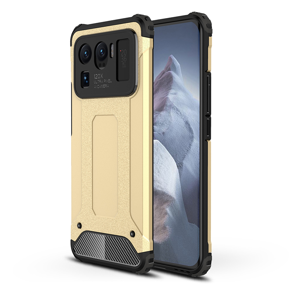 

Armor Guard Plastic + TPU Hybrid Protection Case Cover for Xiaomi Mi 11 Ultra - Gold, Xiaomi Xiaomi Mi 11 Ultra