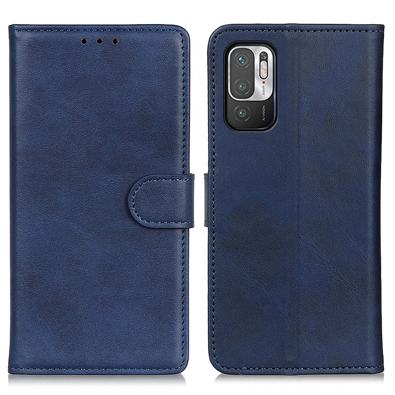

PU Leather Magnetic Wallet Leather Shell for Xiaomi Redmi Note 10 5G/Poco M3 Pro 5G/4G - Blue, Xiaomi Xiaomi Mi 11
