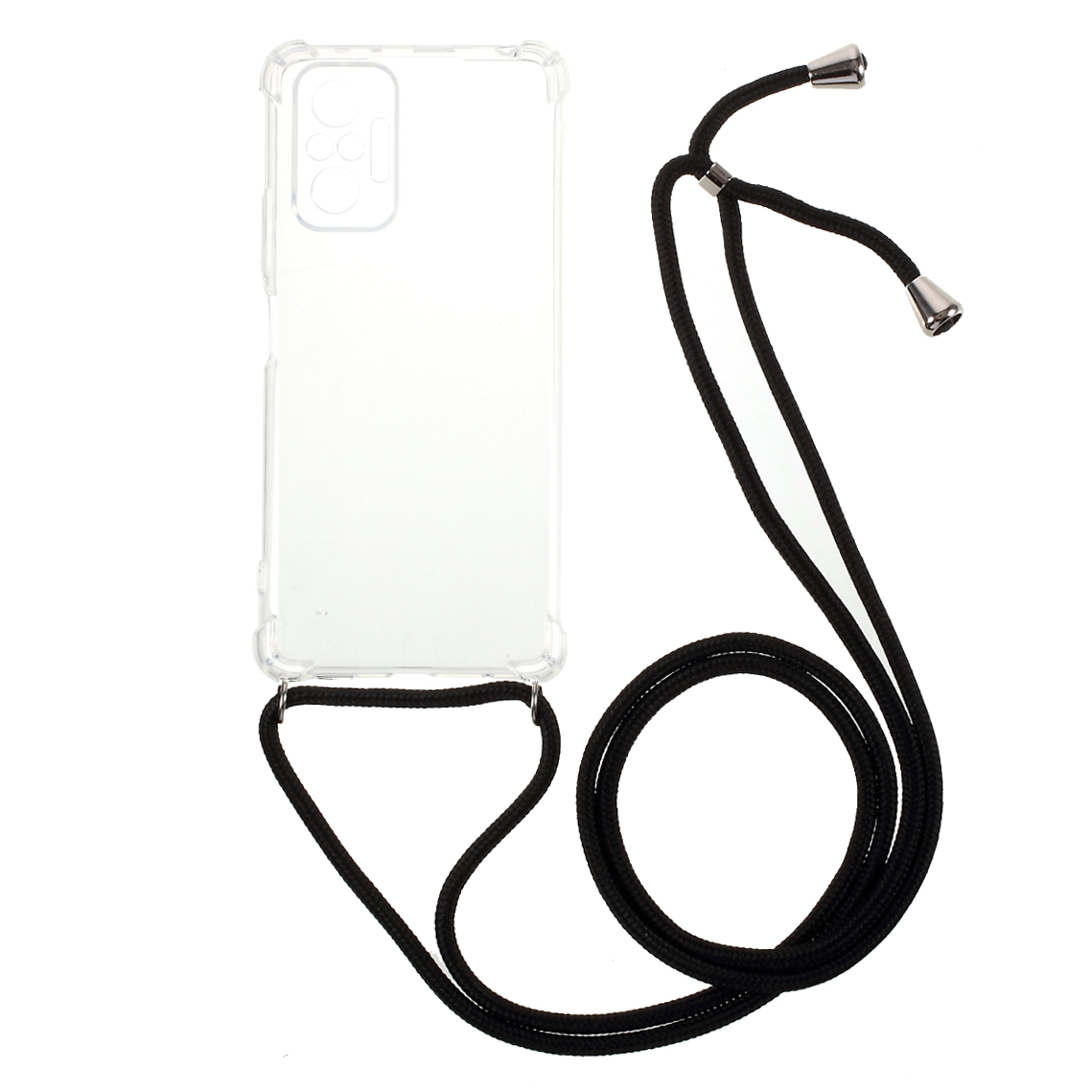 

Schocksicheres Klares TPU -telefongehäuse Mit Lanyard Für Xiaomi Redmi Note 10 4g, Xiaomi Redmi Note 10 4G