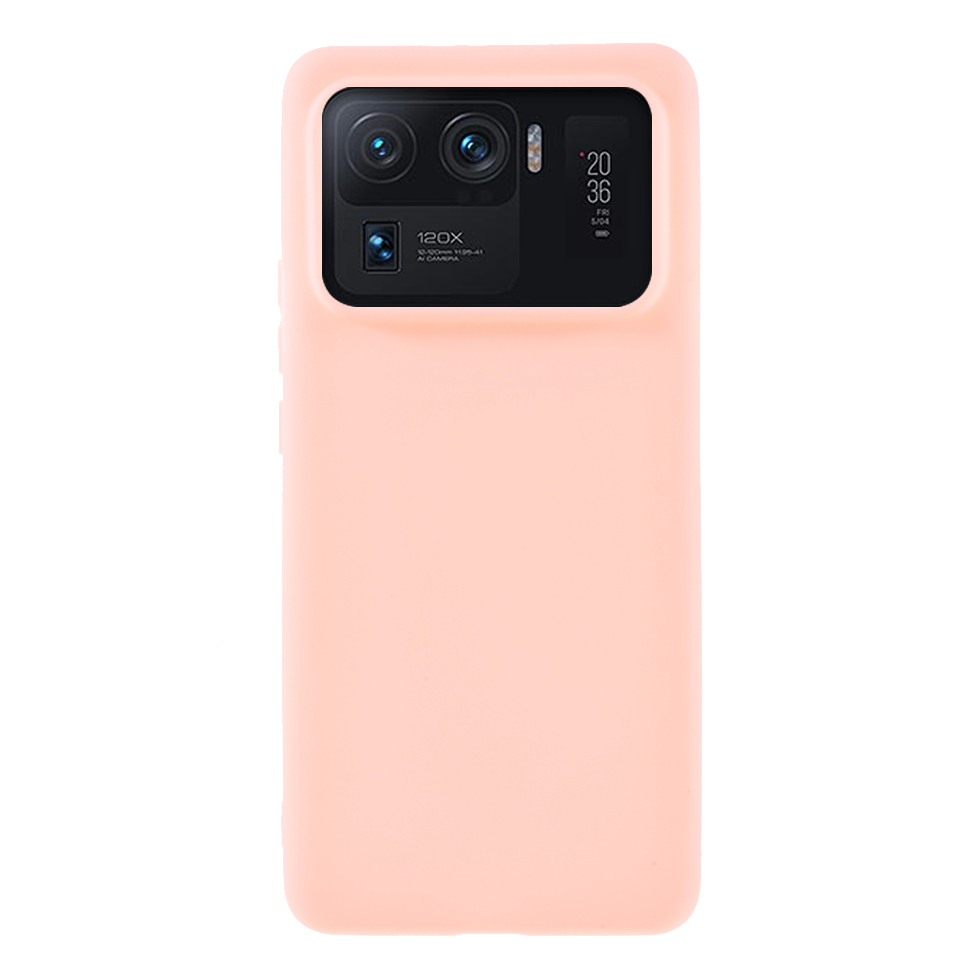 

Couverture de Shell de Boîtier de Téléphone TPU Matte Double Face Pour Xiaomi Mi 11 Ultra - Rose Clair