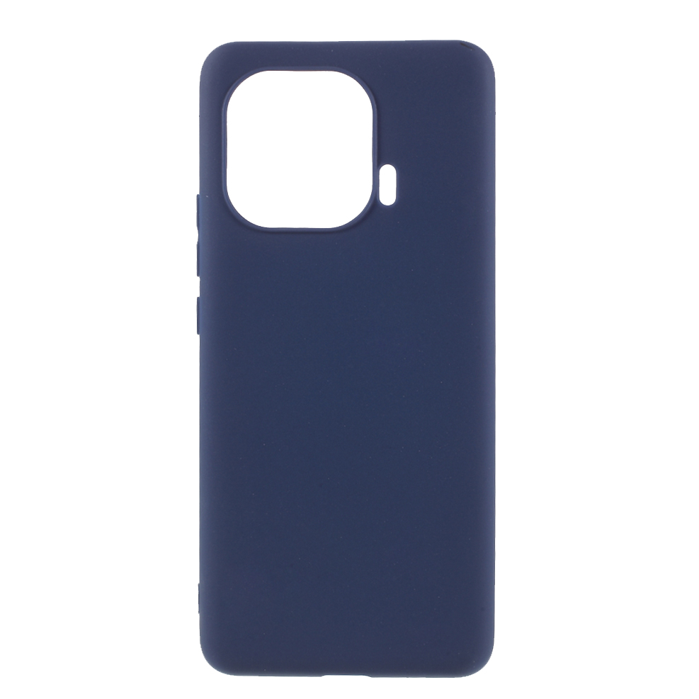 

Couverture de Shell de Boîtier de Téléphone TPU Mat à Double Face. - Bleu Foncé